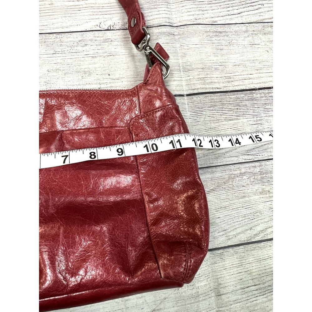 HOBO The Original Small Soft Leather Shoulder Tote Bag Purse Preppy Boho - Picture 10 of 11